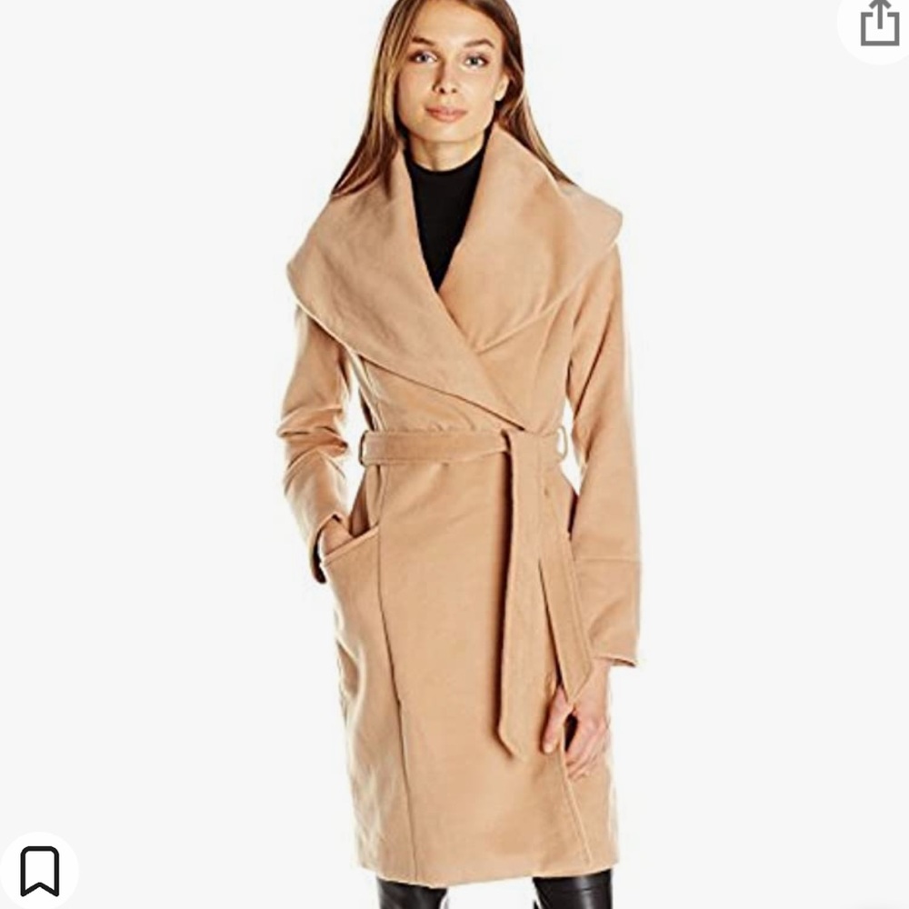 MINKPINK Tan Belted Coat
